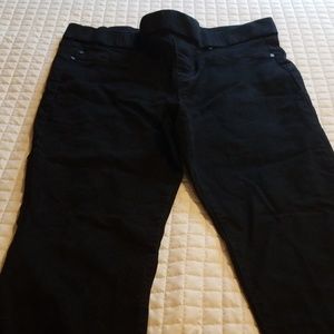 Liverpool ankle skinny black denim 16/33